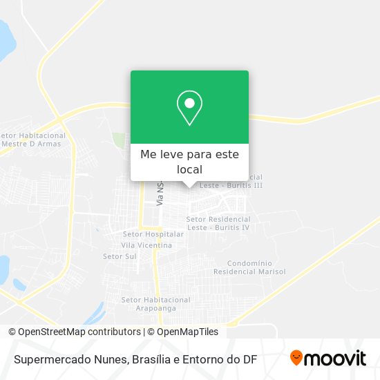 Supermercado Nunes mapa