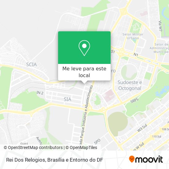 Rei Dos Relogios mapa