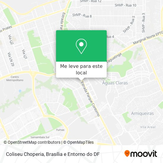 Coliseu Choperia mapa