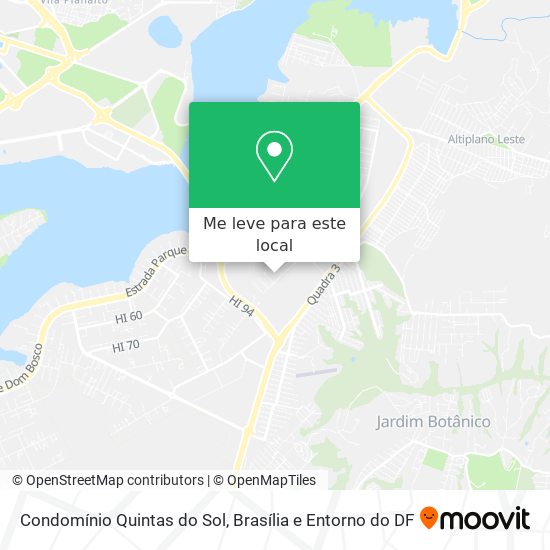 Condomínio Quintas do Sol mapa