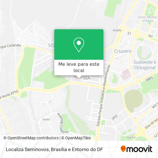 Localiza Seminovos mapa