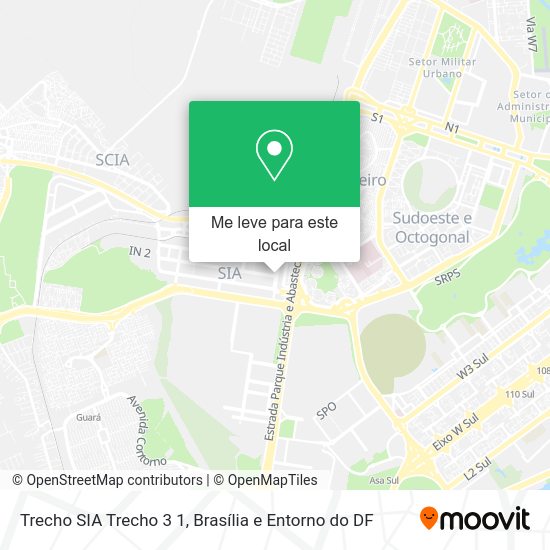 Trecho SIA Trecho 3 1 mapa