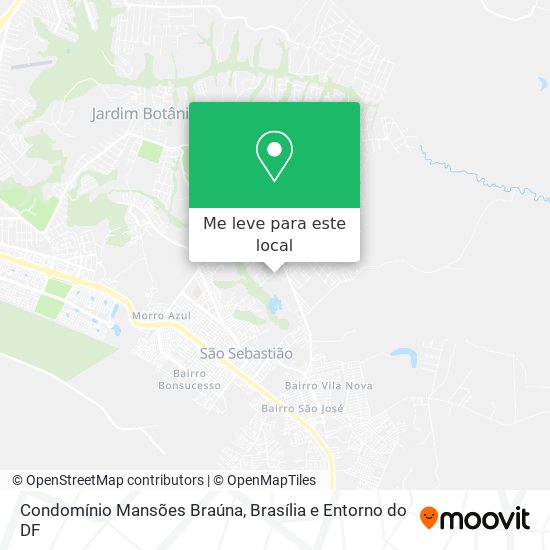 Condomínio Mansões Braúna mapa