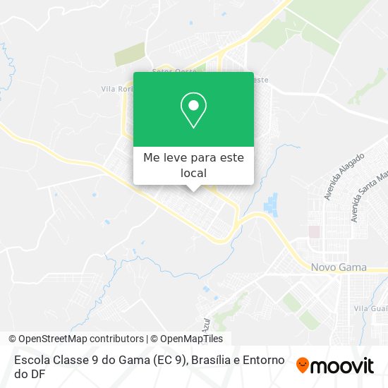 Escola Classe 9 do Gama (EC 9) mapa