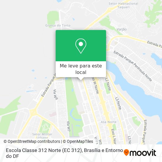 Escola Classe 312 Norte (EC 312) mapa