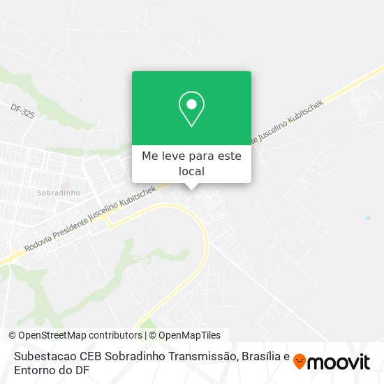 Subestacao CEB Sobradinho Transmissão mapa