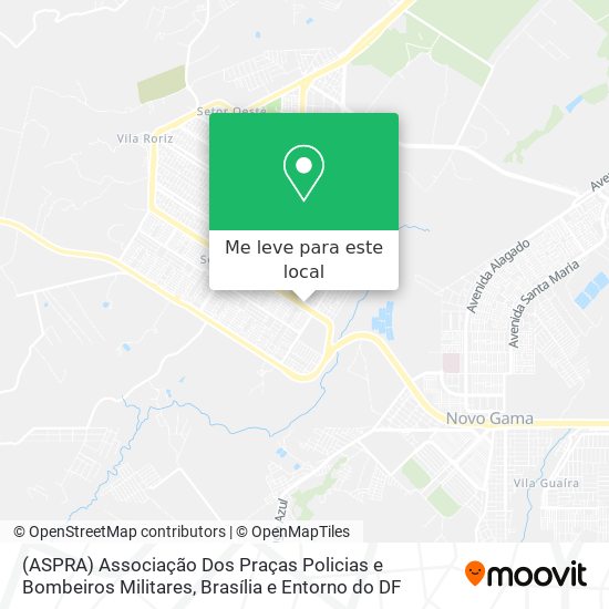 (ASPRA) Associação Dos Praças Policias e Bombeiros Militares mapa