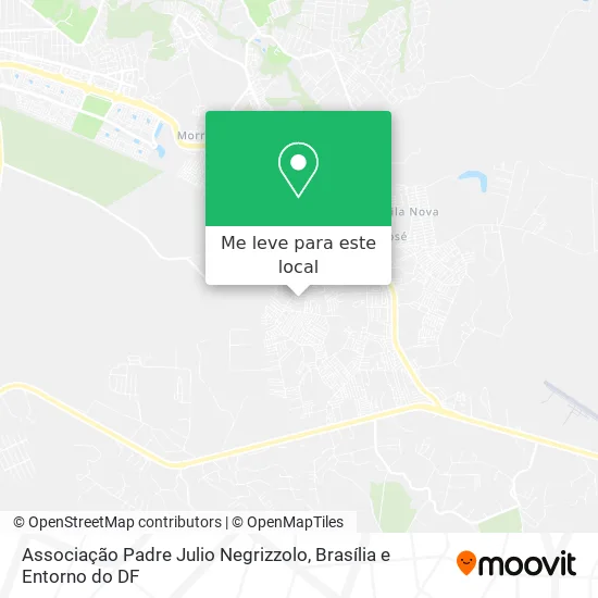 Associação Padre Julio Negrizzolo mapa