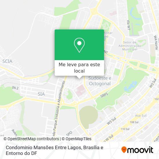 Condomínio Mansões Entre Lagos mapa