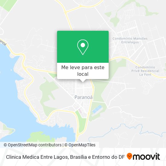 Clinica Medica Entre Lagos mapa