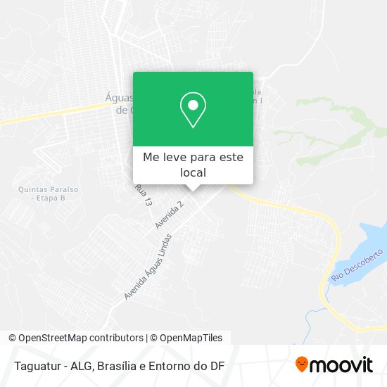 Taguatur - ALG mapa