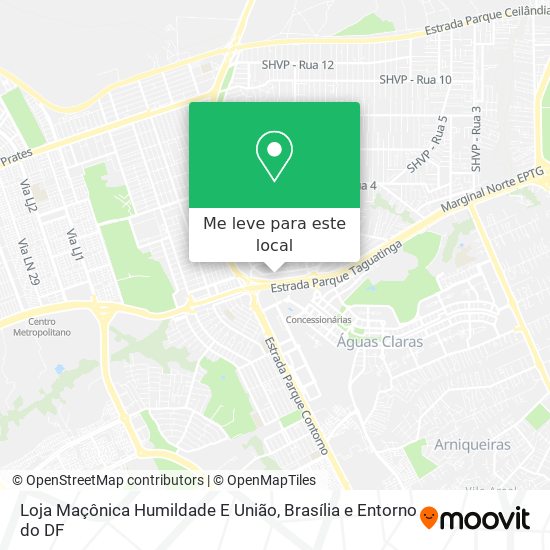 Loja Maçônica Humildade E União mapa