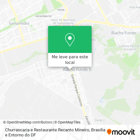 Churrascaria e Restaurante Recanto Mineiro mapa