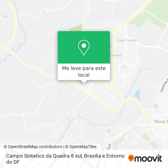Campo Sintetico da Quadra 8 sul mapa