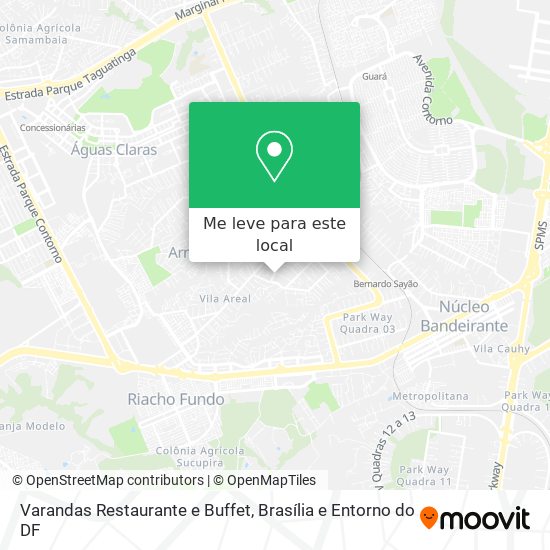 Varandas Restaurante e Buffet mapa