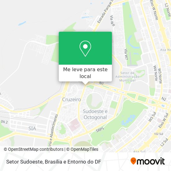 Setor Sudoeste mapa
