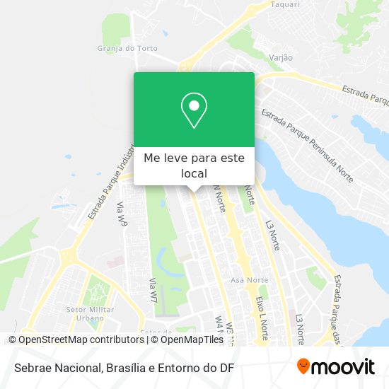 Sebrae Nacional mapa