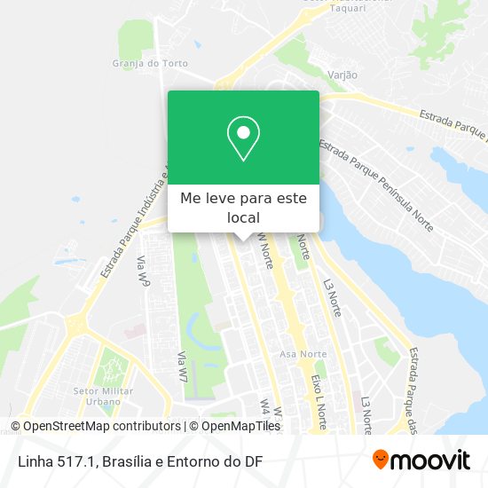 Linha 517.1 mapa