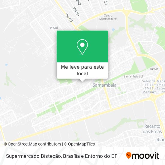 Supermercado Bistecão mapa