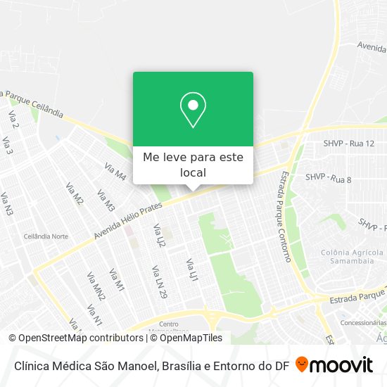 Clínica Médica São Manoel mapa