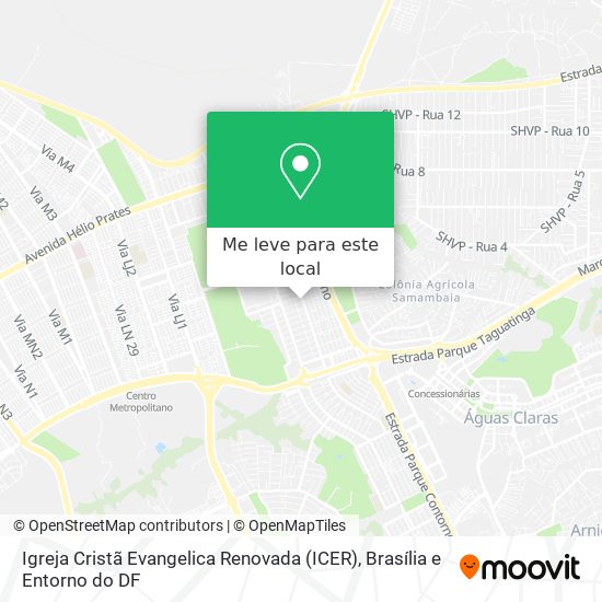 Igreja Cristã Evangelica Renovada (ICER) mapa
