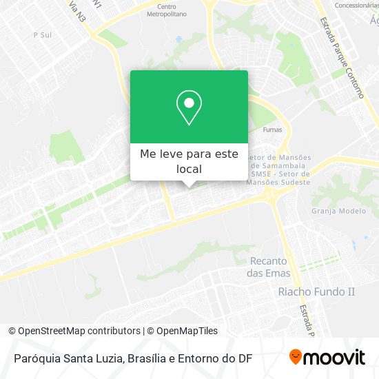 Paróquia Santa Luzia mapa
