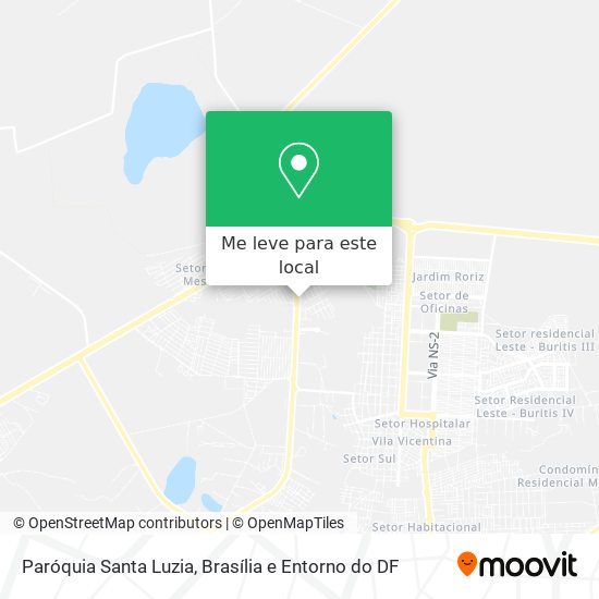 Paróquia Santa Luzia mapa