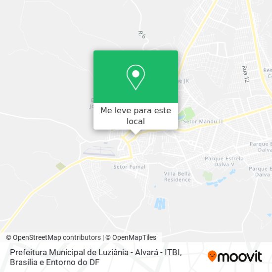 Prefeitura Municipal de Luziânia - Alvará - ITBI mapa