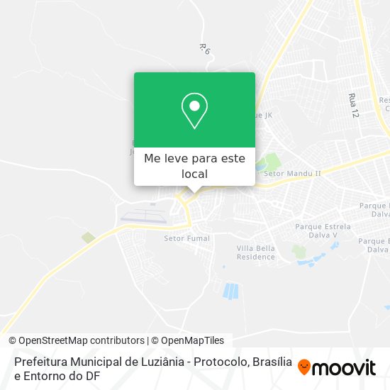 Prefeitura Municipal de Luziânia - Protocolo mapa