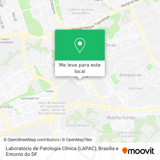 Laboratório de Patologia Clínica (LAPAC) mapa