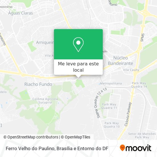 Ferro Velho do Paulino mapa