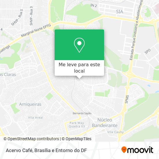 Acervo Café mapa