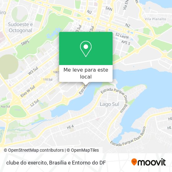 clube do exercito mapa