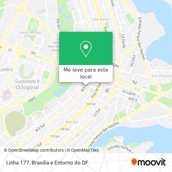 Linha 177 mapa