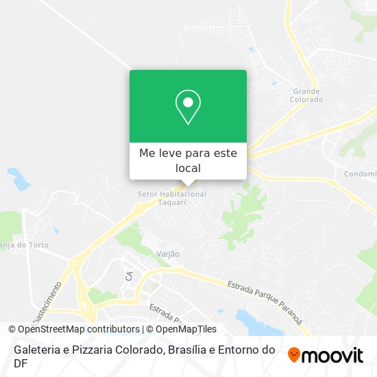 Galeteria e Pizzaria Colorado mapa