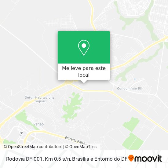 Rodovia DF-001, Km 0,5 s/n mapa
