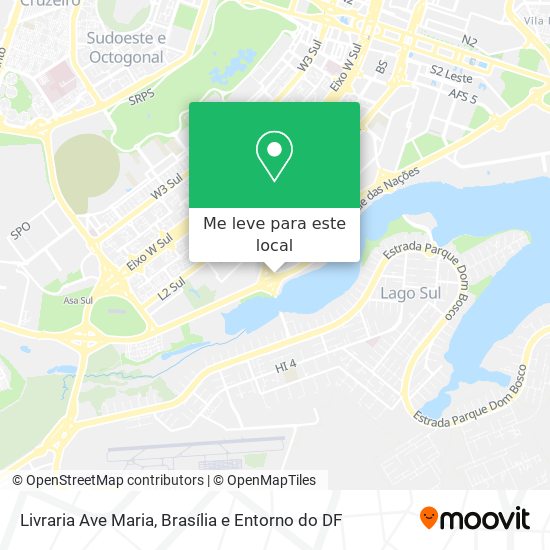 Livraria Ave Maria mapa