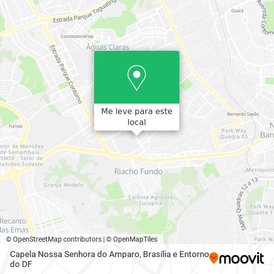 Capela Nossa Senhora do Amparo mapa