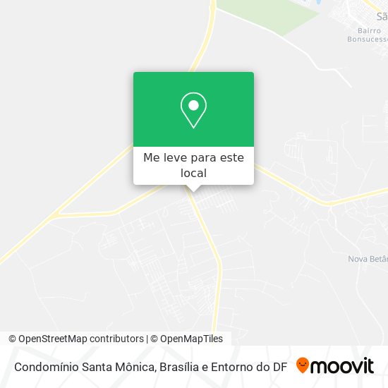Condomínio Santa Mônica mapa