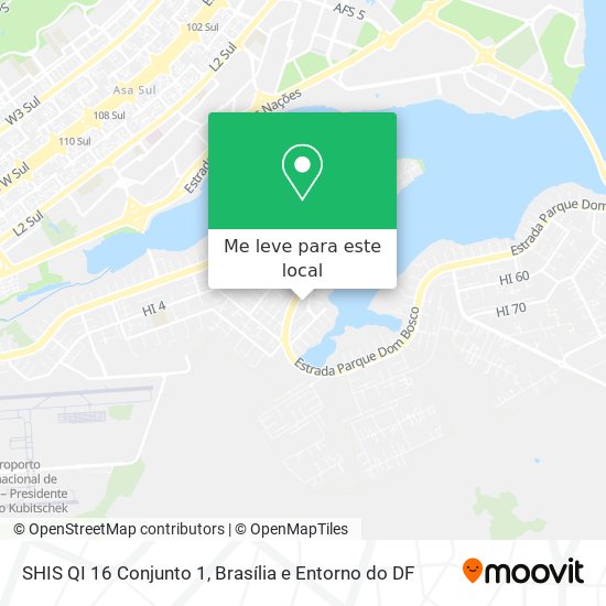 SHIS QI 16  Conjunto 1 mapa