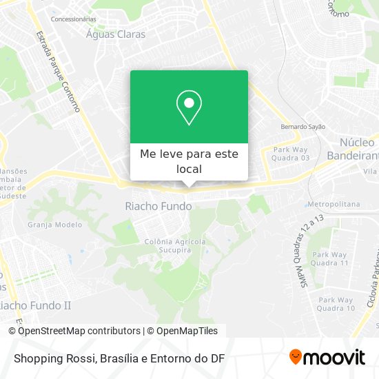 Shopping Rossi mapa