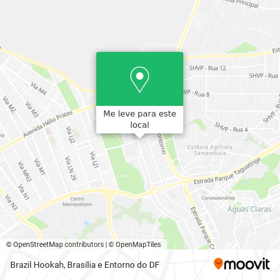 Brazil Hookah mapa
