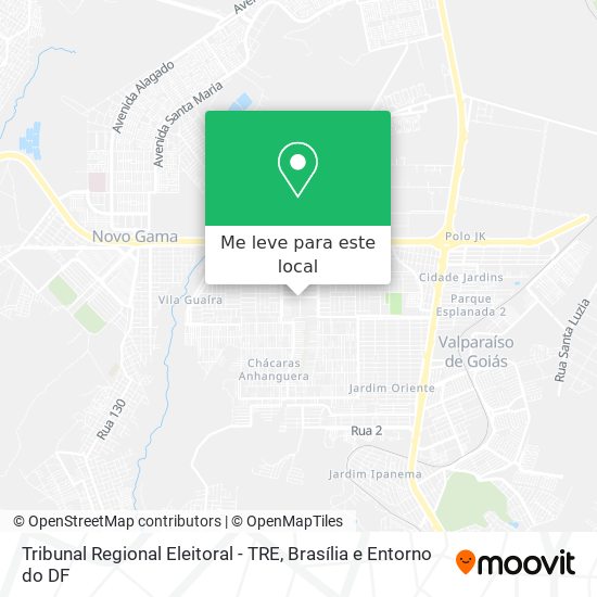 Tribunal Regional Eleitoral - TRE mapa