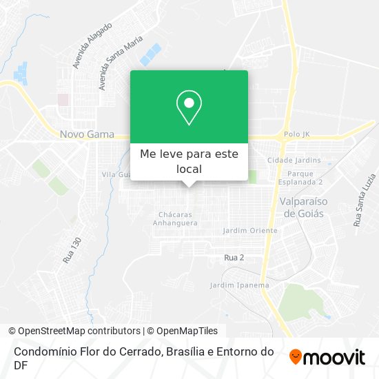 Condomínio Flor do Cerrado mapa
