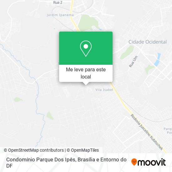 Condomínio Parque Dos Ipês mapa