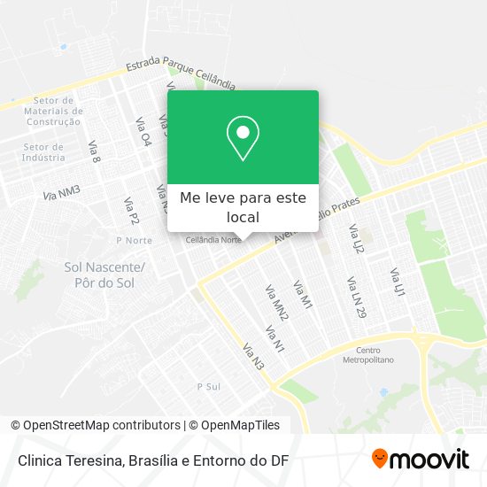 Clinica Teresina mapa