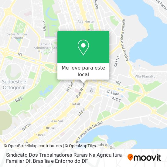 Sindicato Dos Trabalhadores Rurais Na Agricultura Familiar Df mapa