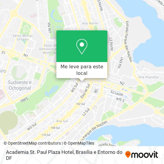 Academia St. Paul Plaza Hotel mapa