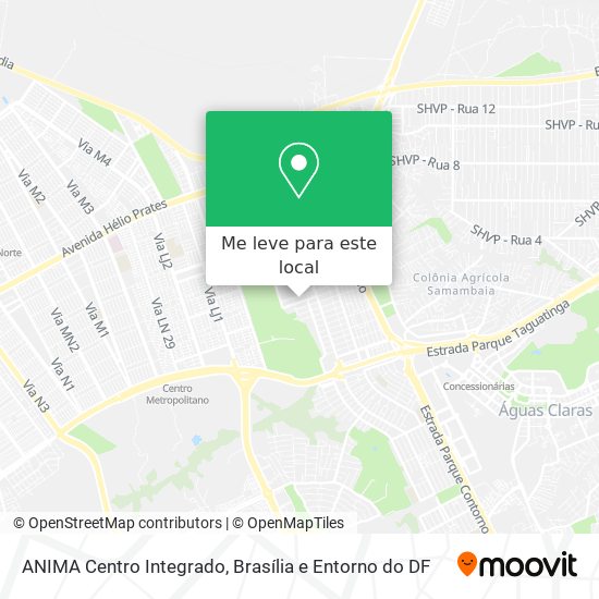 ANIMA Centro Integrado mapa