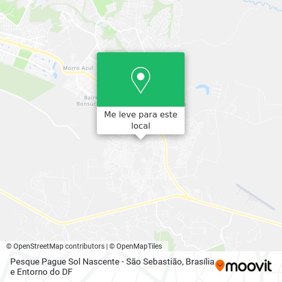 Pesque Pague Sol Nascente - São Sebastião mapa